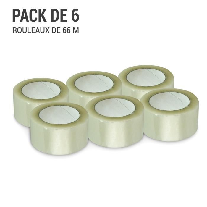 72 Rouleaux De Ruban D'emballage Transparent Shipping Depot - 3 Pouces X 110 Yards - 1.6 Mil