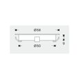 Kit spots LED encastrables ultra-plats - Blanc Froid (6000K) - 6 spots LED - Sans Télécommande-3