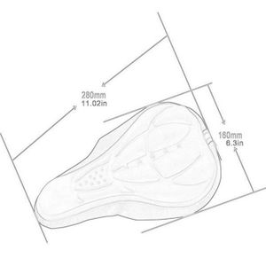Selle Vélo Course Velo Forte Pro SL – Blanche, Rouge & Noire, Légère Et Rembourrée, Parfait Pour Route Ou VTT