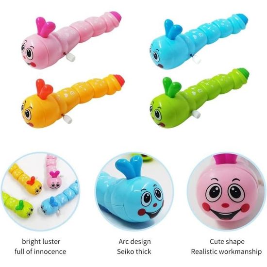 Jouet à remonter pour bébé - poisson en mouvement pour enfants rampants