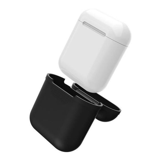Coque Silicone Pour Airpods 2 Apple Boitier De Charge Grip Housse Protection Noir Achat Vente Boitier Coque De Clé Coque Silicone Pour Airpods 2 Cdiscount