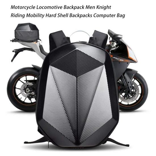 sac a dos coque rigide moto