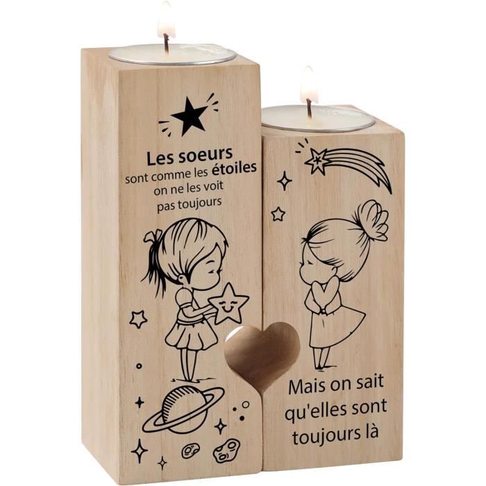 Signe Cœur En Bois Suspendu Cadeaux Noël D'anniversaire - Temu France