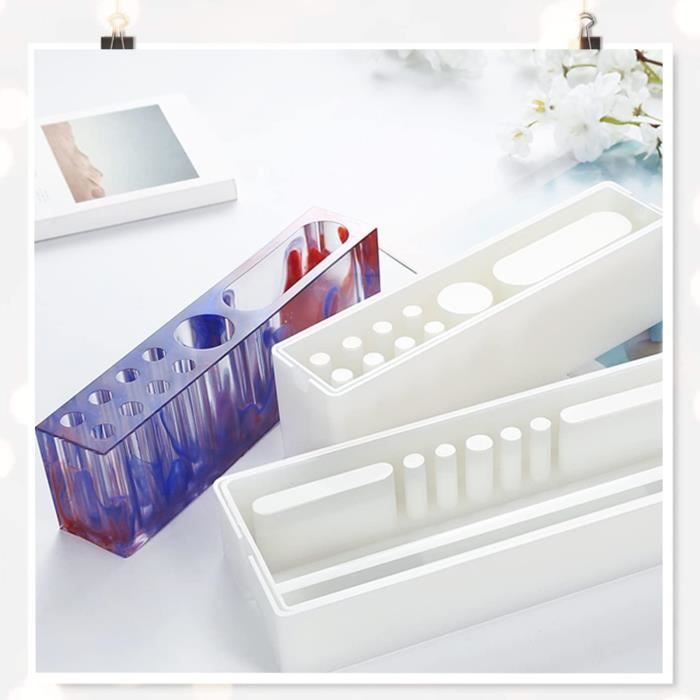 Moule En Silicone Pour Porte-savon Forme Baignoire – Réutilisable, Antiadhésif, 15x6,8x6,3 Cm, DIY Résine époxy - 12