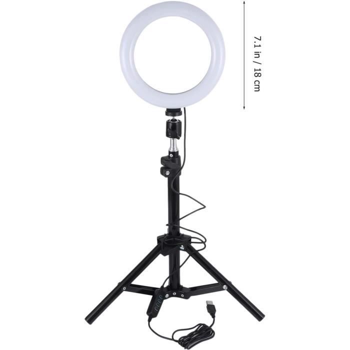 Selfie Ring Light avec support de téléphone portable pour trépied
