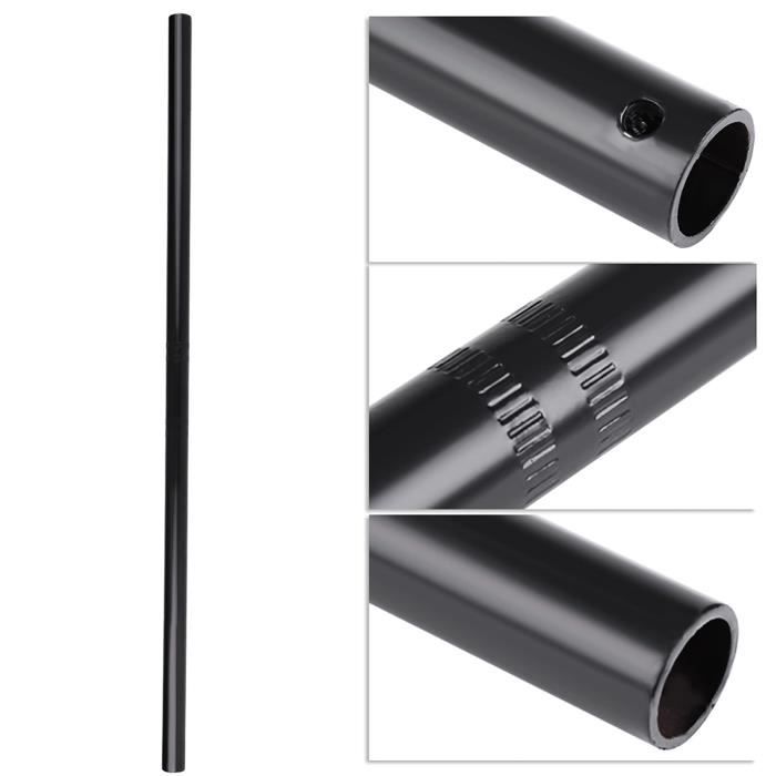 Guidon Moto Rétro Alliage Aluminium 22mm Plat Noir Mat - Confort Et Style