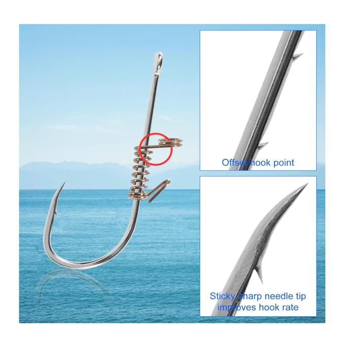 Hameçons De Pêche En Acier À Haute Teneur En Carbone, Matériel Pour Pêcher En Eau Salée Et Douce
