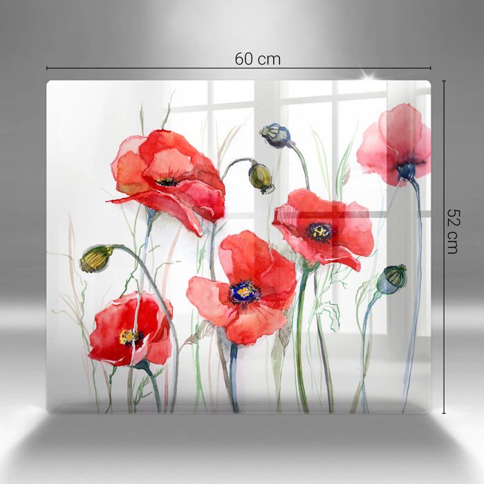 Tulup Image Sur Verre Trempé Tableaux 120x60 - Bourgeons De Pivoine