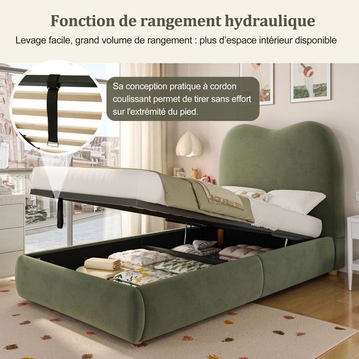 Merax Lit Mezzanine 90*200cm lit Avec Bureau plusieurs Étagères rampe échelle cadre En Fer blanc   Lit enfant   Rue du Commerce