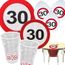 Lot De Serviette De Table Design Panneau De Signalisation 30 Ans Anniversaire Fete Celebration 33x33cm Achat Vente Serviette Jetable Cdiscount