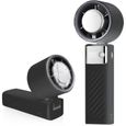 Ventilateur portable 5000mAh, turbo silencieux, vitesse réglable (1-199), pour camping, sport, voyage