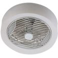 AIR-LIGHT CROWN - Ventilateur de plafond blanc Ø40cm 95W avec couronne d'éclairage LED-0