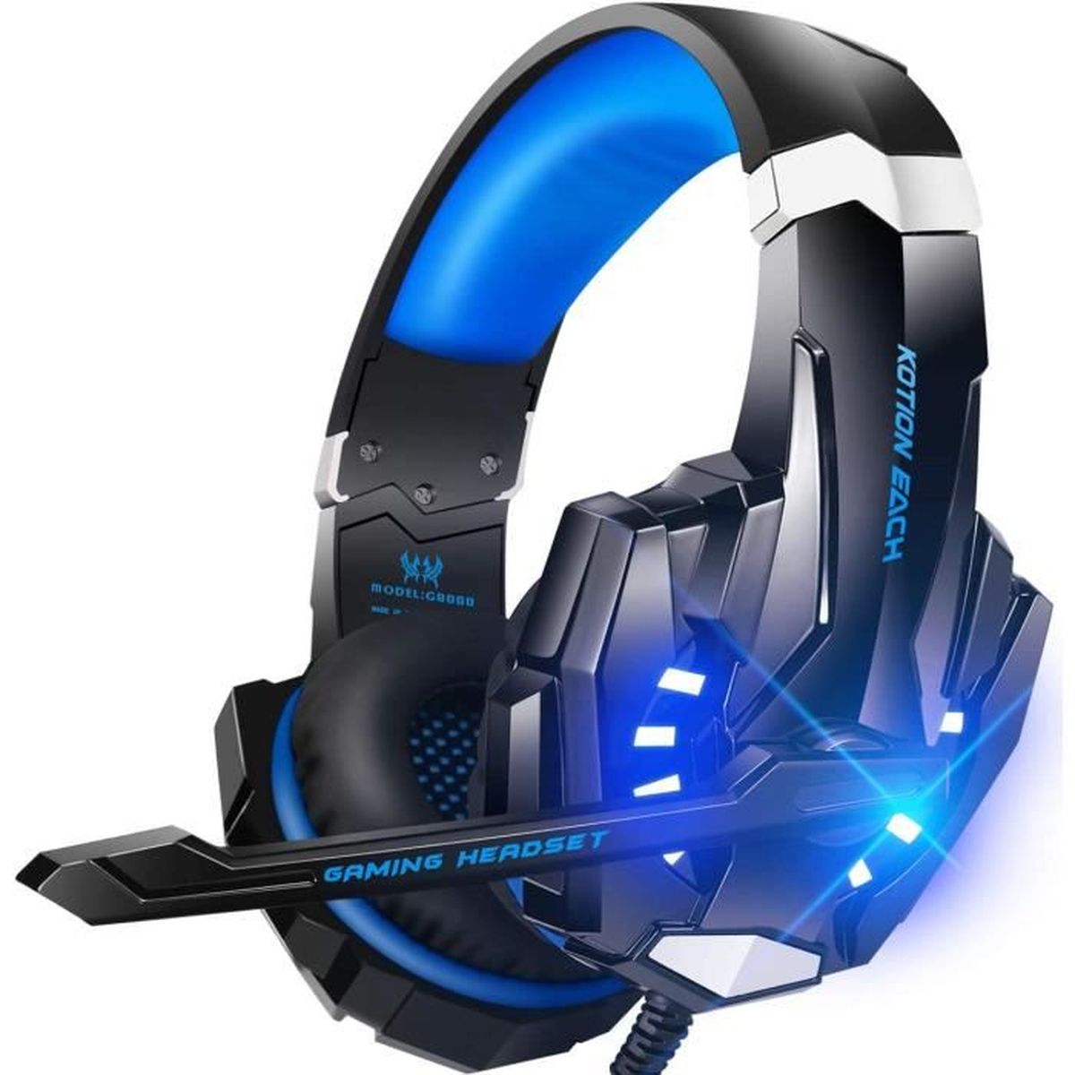 Casque Gamer pour PS4 Xbox One 3.5mm avec Microphone pour ordinateur  portable - Cdiscount Informatique