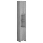 VIDAXL CLOUD Armoire de bain,Colonne salle de bain, meuble toilette Sonoma gris 30x30x183,5 cm Bois d'ingénierie CHYNEW5120425