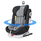 FOURWARD Siège Auto Bébé 360° Pivotant ISOFIX R129 i-Size (0-12 ans | 0-36 kg | 40-150cm) Groupe 0+1/2/3 - Foncé Gris