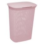 5 FIVE SIMPLY SMART 5five - panier à linge plastique 57l "scandinave" rose