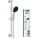 Ensemble de douche avec pommeau 1 jet, barre 60cm et flexible 1,75m - GROHE Vitalio Start 110 27942001 - Economie d'eau - Chromé