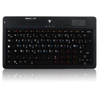 CLAVIER BLUETOOTH FR + RUSSE + TOUCHPAD NOIRE