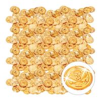 Pack de 576 pièces d'or en plastique pour enfants - Piratenschatz - RELAXDAYS