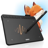 UGEE S640 Tablette Graphique 6x4 Pouces avec Stylet Passif 8192 Niveaux Tablette à Dessin Numérique Tactile pour Débutant