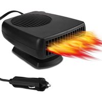 Chauffage Ventilateur 12V 200W Pour Voiture - 2 En 1 Désembueur Et Chauffage Rapide, Prise Allume-Cigare - Pour Auto, SUV, Camping-car
