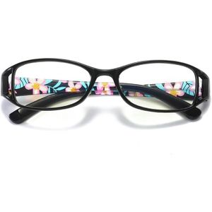 qiansu UV400 Lunettes de vue transparentes Lunettes de lecture Cadre à lunettes décor Q19090502 Lunettes de mode