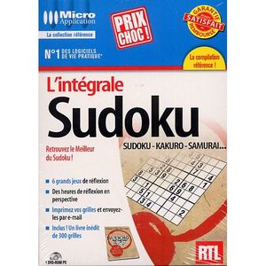 JEU PC L'INTEGRALE SUDOKU / PC DVD-ROM