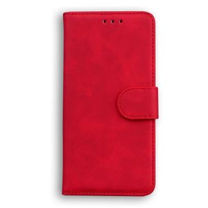 HOUSSE - ÉTUI iPhone SE 2020 rouge-Étui portefeuille en cuir à r