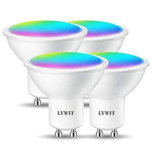 AMPOULE - LED LVWIT 5W Lampe LED GU10 WIFI et Bluetooth, Ampoule