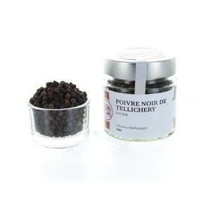 SEL & POIVRE Poivre noir de Tellichery - Pot 55 g