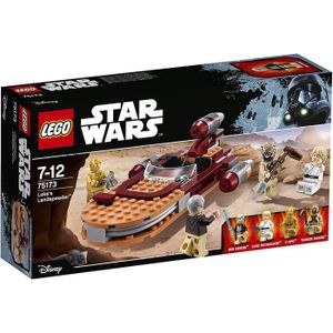 ASSEMBLAGE CONSTRUCTION Jeu de Construction LEGO Star Wars - Le Landspeeder de Luke - Inclut 4 figurines - A partir de 8 ans