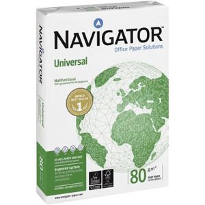 Ramette de papier Navigator Universal NAVA480 Papier A4, 80 g/m² 5 flux  (500 feuilles) prix Maroc