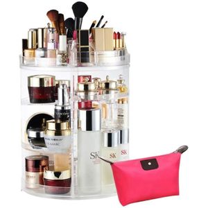 Tiroir de Maquillage réglable à 360 degrés Lilebox Organiseur de Maquillage Rotatif à 360 Compatible avec Bijoux 