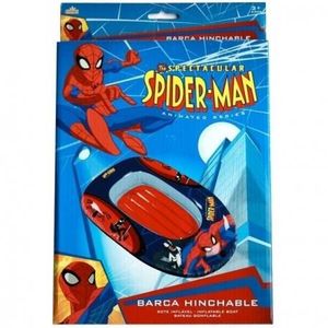 JEUX DE PISCINE Bateau Gonflable Spider Man Marvel - HOMEROKK - Rouge - Mixte - 120 x 80 cm - Pour Enfant