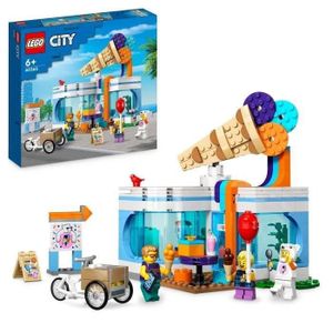 ASSEMBLAGE CONSTRUCTION LEGO® City 60363 La Boutique du Glacier, Jouet pou