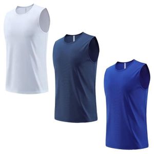 Débardeur Homme Slazenger Bleu, Taille 2XL, 100% Coton, état Excellent