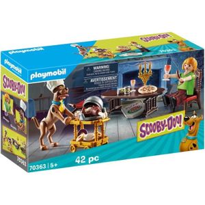 UNIVERS MINIATURE PLAYMOBIL - SCOOBY-DOO! Salle de diner avec Sammy - Contient 1 personnage et des accessoires