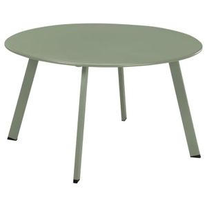 TABLE BASSE ProGarden Table d'appoint 70x40 cm vert mat 442226