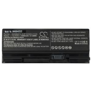 BATTERIE INFORMATIQUE vhbw Batterie remplacement pour Medion 6-87-NH50S-