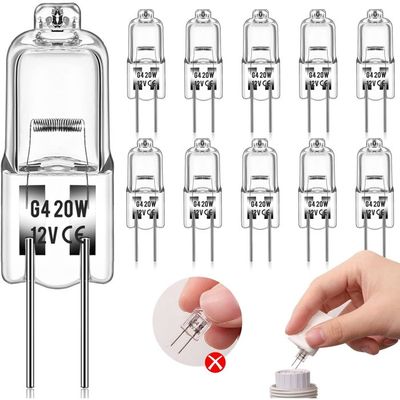 Lot De 8 Ampoules Halogène 10W G4 - Neuves - Bricolage