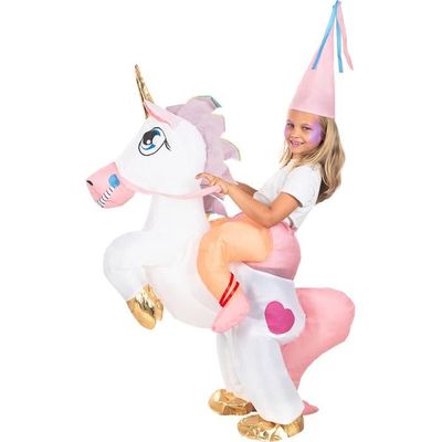 Funidelia Déguisement Princesse Licorne Pour Fille 5-6 Ans – Robe Tulle Rose Et Diadème – Costume Carnaval, Halloween