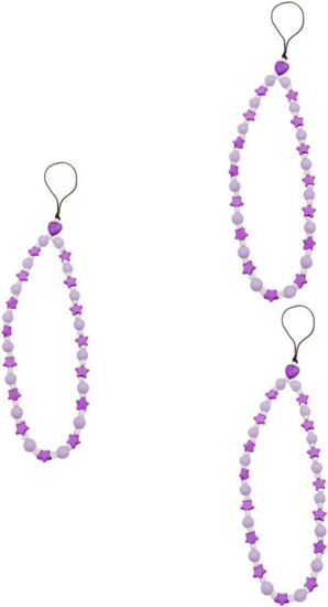 Pendentifs Pour Téléphone - Lot De 6 Chaînes Courtes En Perles - Différents Styles - Pour Fixer Sur Coque, Sac, Appareil Photo - Déco Portable Et Pratique