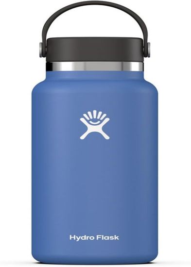 Gourde Isotherme HYDRO FLASK Wide Mouth 946 Ml - Garde Le Froid 24h Et Le Chaud 12h - Couleur Aloe - Bouchon étanche