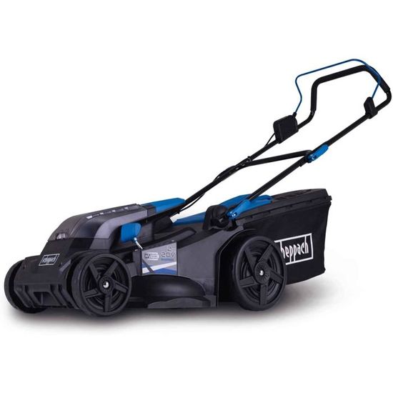 Tondeuse électrique MOWOX POWER 1600W - Largeur 38 Cm - 5 Hauteurs De Coupe - Bac 40 L - Guidon Pliable - Filiaire écologique