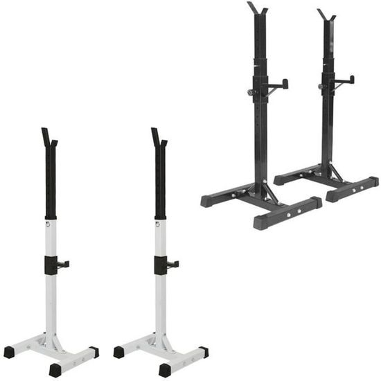 Support de Musculation réglable en Hauteur 105-160cm pour haltères