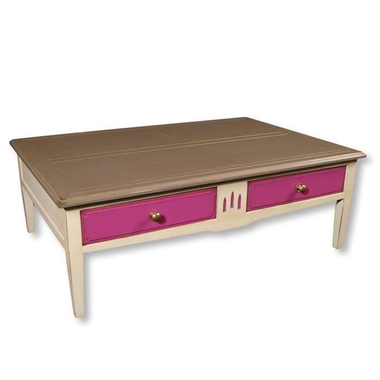 120x42x82 Merisier Laques Blanc Creme Kenya Et Prune Achat Vente Table Basse 120x42x82 Merisier Laques Soldes Des Le 15 Juillet Cdiscount