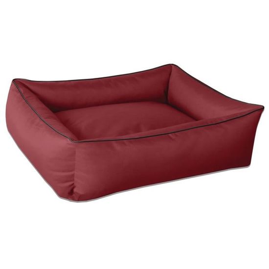 BedDog MAX lit pour chien,coussin, panier pour chien [XXXL env. 150x110cm, RED-WINE (rouge)]