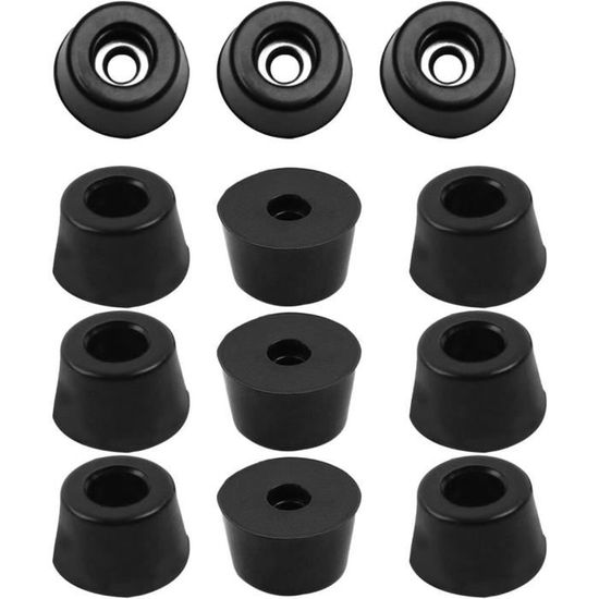 Lot 40 Pieds En Caoutchouc Tampons D17x15xH8mm - Antidérapants Pour Meubles Et Appareils électroniques