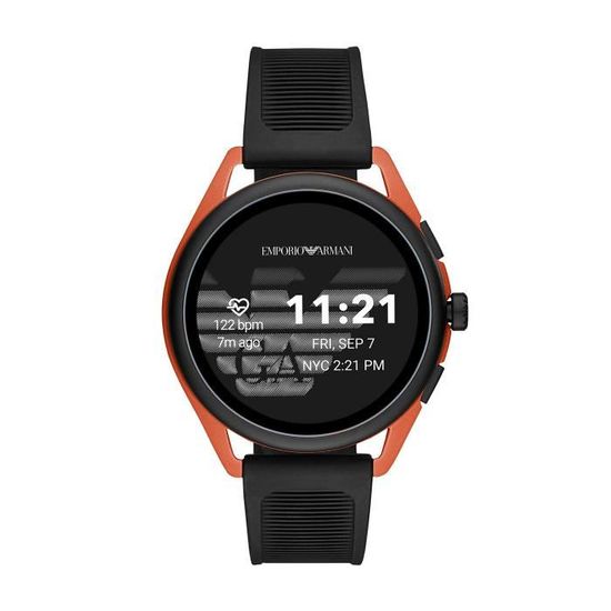Smartwatch Emporio Armani Connected Gen 5 Matteo Rouge Aluminium Bracelet Caoutchouc ART5025 32