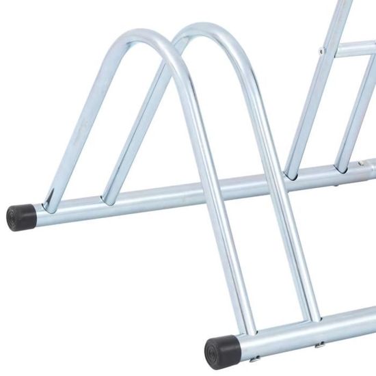 Range-vélo sur pieds 6 vélos 90° ou 45